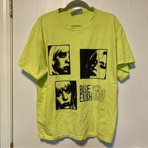 Billie Eilish 2022 Happier Than Ever Tour tee.